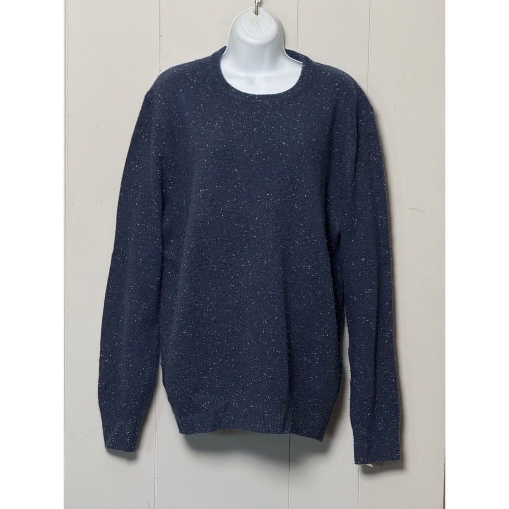 Joseph Turner Yorkshire Mens Lambswool Donegal Fleck Crew Neck Sweater Sz Large
